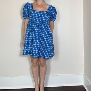 Rhode X Target Blue Eyelet Mini Dress Size Medium